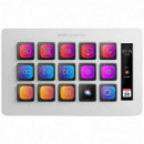 Stream Deck Slim Mars Gaming MSD-ONE 15 Teclas LCD Blanco