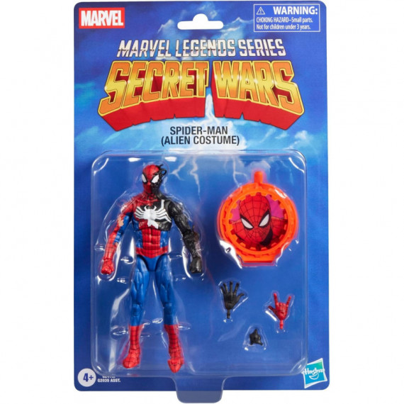 Figura Spiderman Alien Costume Secret Wars Marvel Legends Series