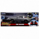 Coche replica Delorean Regreso al Futuro 1/24