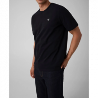 Camiseta GUESS Negra Logotipo Triángulo