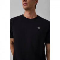 Camiseta GUESS Negra Logotipo Triángulo