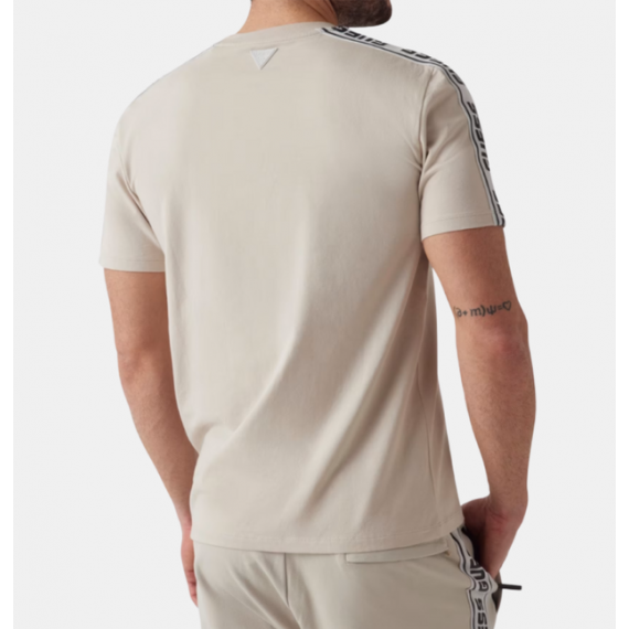 Camiseta Guess Arlo beige - Guanxe Atlantic Marketplace