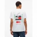 Camiseta TOMMY JEANS Novelty Tee Text Blanca
