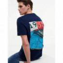 Nautical Back Photo Regular Tee Carbon N  TOMMY HILFIGER