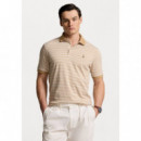 SSKCCMSLM10-SHORT Sleeve-polo Shirt Beig  RALPH LAUREN