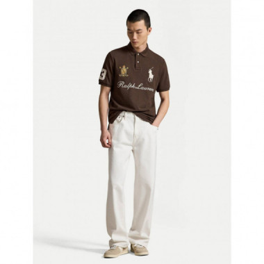 Knit-polo Dark Brown  RALPH LAUREN