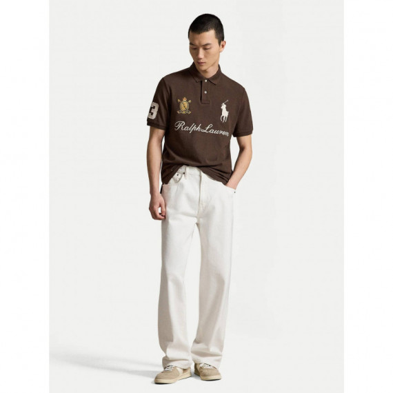 Knit-polo Dark Brown  RALPH LAUREN