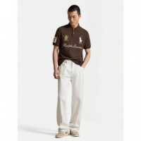 Knit-polo Dark Brown  RALPH LAUREN