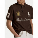 Knit-polo Dark Brown  RALPH LAUREN