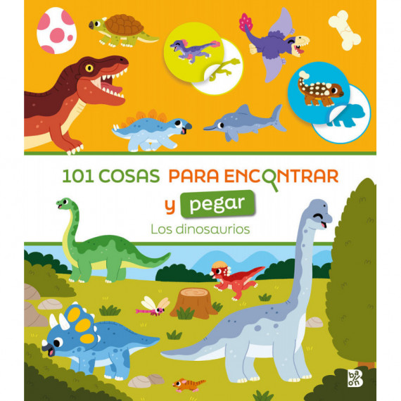 101 COSAS ENCONTRAR Y PEGAR DINOSAURIOS