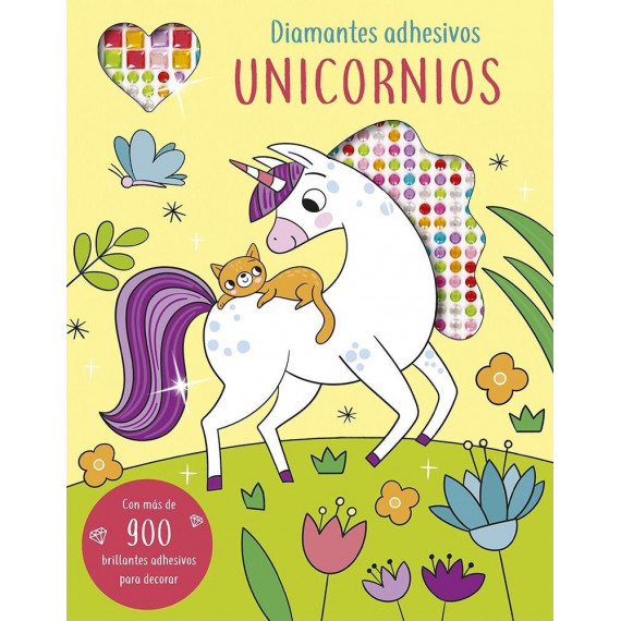 Diamantes adhesivos. Unicornios