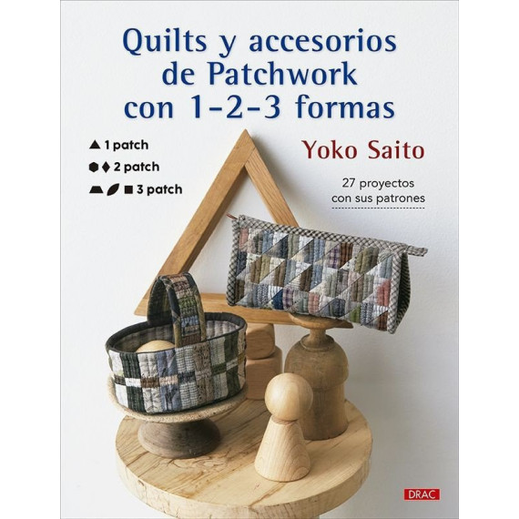 Quilts y accesorios de patchwork con 1-2-3 formas