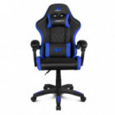 Silla Gaming DRIFT DR35 Negro y Azul Navy