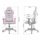Silla Gaming DRIFT DR90 Pro Gris y Negra