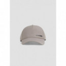 Gorra baseball en sarga de viscosa con logo 3D y cierre ajustable de Antony Morato