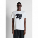 Camiseta Regular Fit en Algodón con Gráfico Animal de ANTONY MORATO