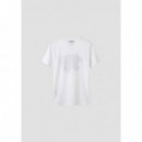 Camiseta Regular Fit en Algodón con Gráfico Animal de ANTONY MORATO
