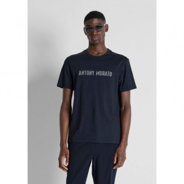 Camiseta Regular Fit Algod&oacute;n con Logo Estampado de ANTONY MORATO
