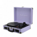 Prixton VC400 Tocadiscos LilacPrixton VC400 Tocadiscos Maletín con Grabación a USB, y Salids Aux y RCA Lilac