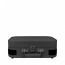 Prixton VC600 Tocadiscos con Grabación a USB, Radio FM y Salidas AUX y RCA Gris