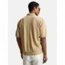 KNIT-SPORT SHIRT-SHIRT BEIGE/KHAKI