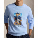 Knit-sweatshirt Blue  RALPH LAUREN