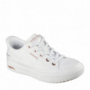 Skechers Zapatillas Street Hands Free Slip-ins: Arch Fit Arcade - See Ya There 177197-WHT