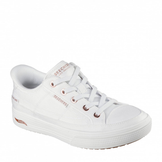 Skechers Zapatillas Street Hands Free Slip-ins: Arch Fit Arcade - See Ya There 177197-WHT