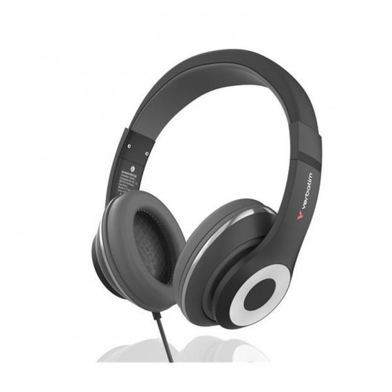VERBATIM Auriculares Diadema Trusound Usb-c Negro