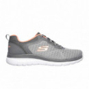 Skechers Zapatillas Bountiful - Quick Path Gris 12607-GYCL