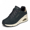 Skechers Zapatillas Uno Wedge Negras 177521-BLK