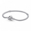 Pandora Marvel Los Vengadores de Marvel Pulsera Pandora Moments en plata de ley Cadena de Serpiente Cierre Logo 590784C00