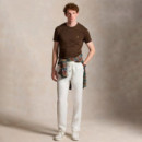 Camiseta de punto Custom Slim Fit
