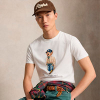Camiseta con Polo Bear Custom Slim Fit  RALPH LAUREN