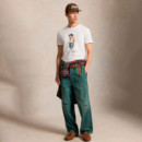 Camiseta con Polo Bear Custom Slim Fit