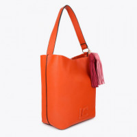 BOLSO Shopper con pompones