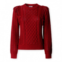 Jersey Trenzado Cuello Redondo  PEPE JEANS