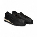ZAPATILLA PIEL NEGRO