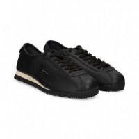 ZAPATILLA PIEL NEGRO