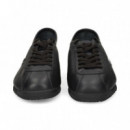 ZAPATILLA PIEL NEGRO