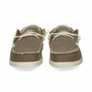 Wallabee Canvas Gris  HEY DUDE