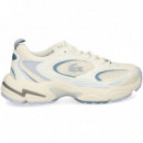 ZAPATILLA CELESTE VIVOS BLANCO
