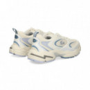 ZAPATILLA CELESTE VIVOS BLANCO