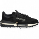 ZAPATILLA RUNNING NAILON/ANTE NEGRO