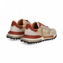ZAPATILLA RUNNING NAILON/ANTE BEIGE