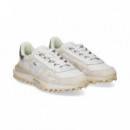 ZAPATILLA RUNNING NAILON/ANTE BLANCO