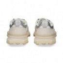 ZAPATILLA RUNNING NAILON/ANTE BLANCO