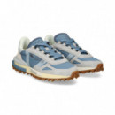 ZAPATILLA RUNNING NAILON/ANTE CELESTE