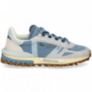 ZAPATILLA RUNNING NAILON/ANTE CELESTE