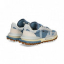 ZAPATILLA RUNNING NAILON/ANTE CELESTE
